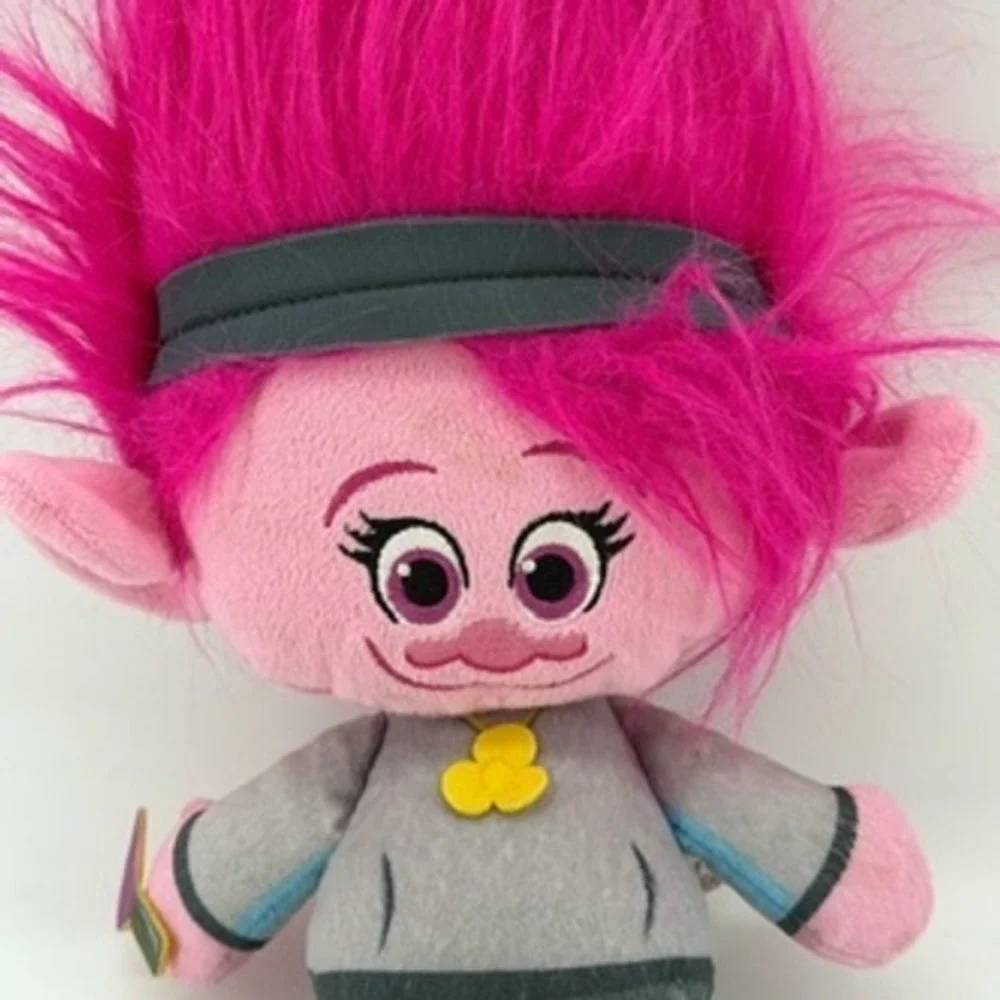 Hasbro DreamWorks Trolls Poppy Character Plush‎ Toy Styllin Hair Series